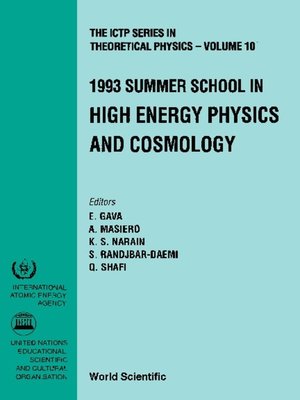 cover image of High Energy Physics and Cosmology--Proceedings of the 1993 Summer School